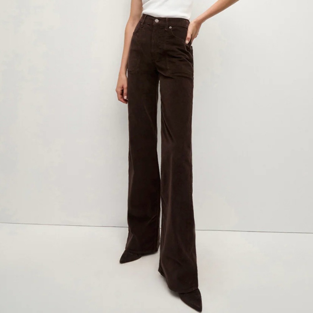 Veronica Beard Chocolate Brown Boot Cut Pants